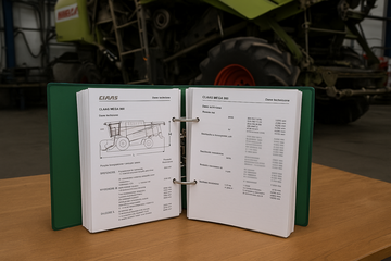 Instrukcja obsługi CLAAS DOMINATOR MEGA 350 / 360 / 370 – 438 stron – PL
