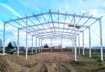 14x20 Konstrukcja stalowa hali hala nowa z projektem magazyn obora kurnik