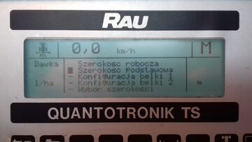 Rau Quantotronik TS - polski język