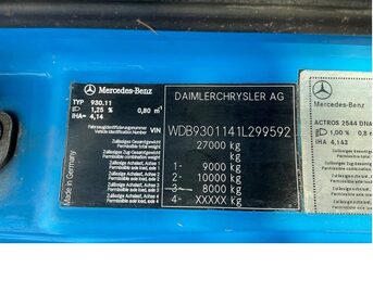 Hakowiec 6x2 do kontenerow Mercedes Actros 2544 eur 5