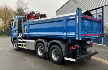 Wywrotka 6x6 bordmatic z dzwigiem MAN TGS26.400  Euro 6