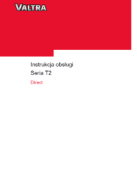 Valtra T2 Direct, T132D, T152D, T162D, T172D, T182D, T202 instrukcja PL