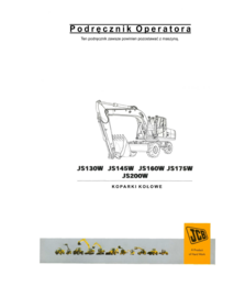 DTR Instrukcja operatora, katalog obsługi , UDT- serwis - JCB JS145W