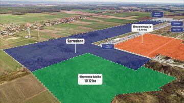 Autostrada A4 ostatnia w tej lokalizacji działka 10 ha, MPZP, zjazd z A4