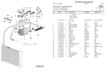 Ciągnik Hurlimann sx 1600 sx 1800 sx 2000 katalog części