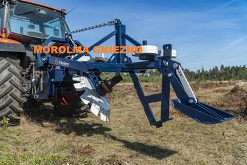 Pług leśny aktywny z pogłębiaczem FK MACHINERY 1-talerzowy