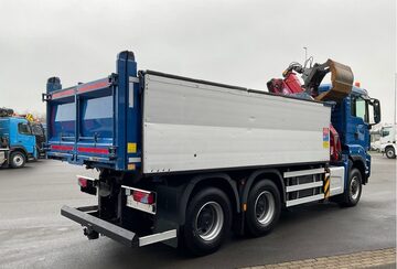 Wywrotka 6x6 bordmatic z dzwigiem MAN TGS26.400  Euro 6